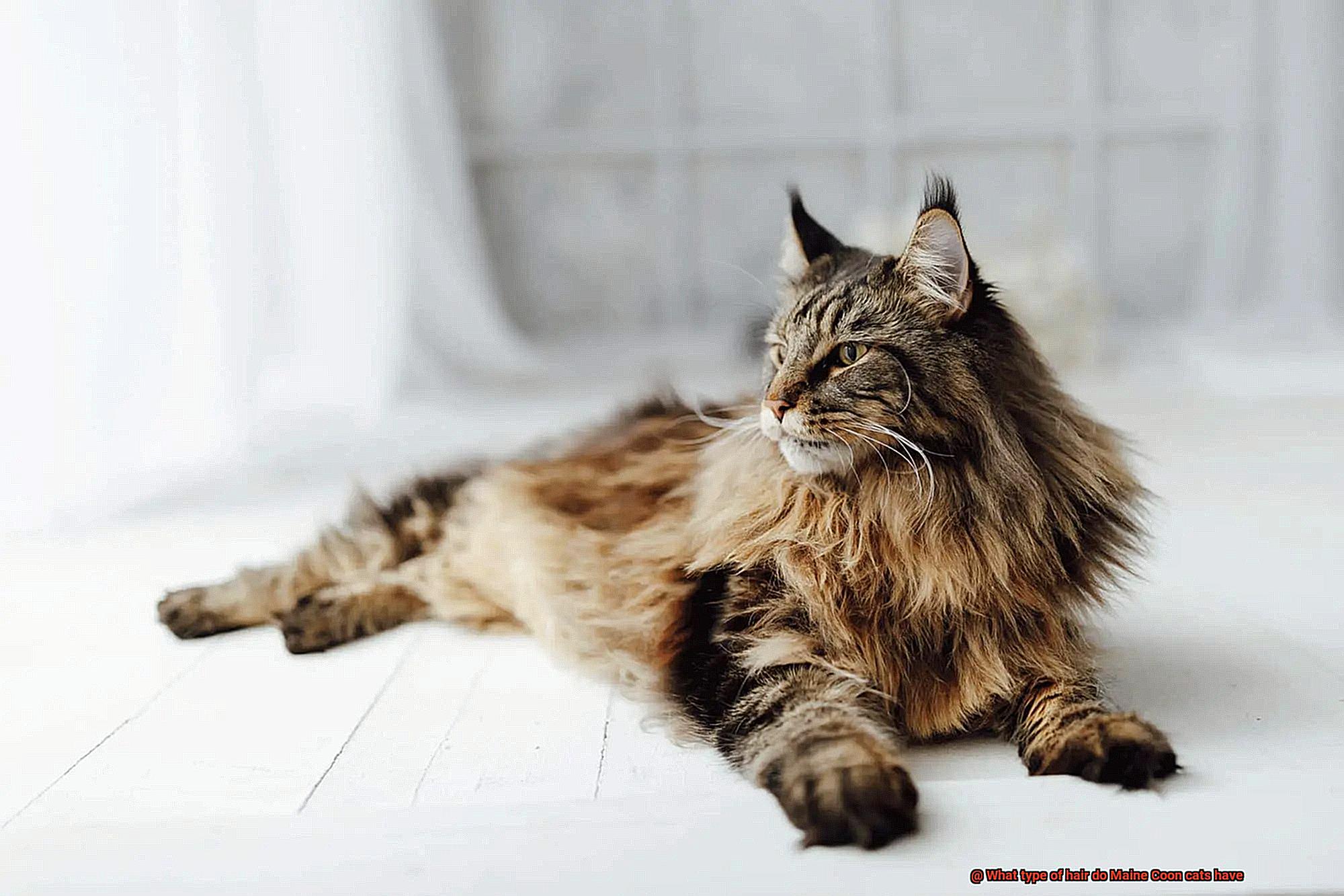 What type of hair do Maine Coon cats have-3