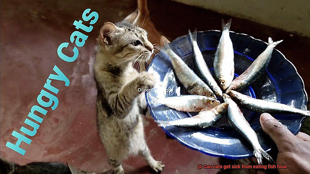 Can cats get sick from eating fish food-5