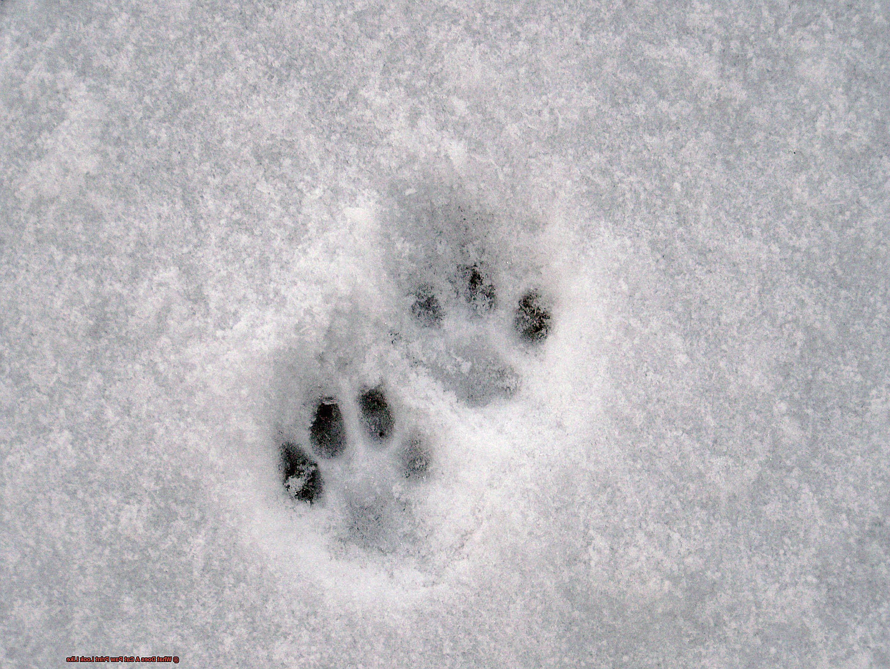 What Does A Cat Foot Print Look Like